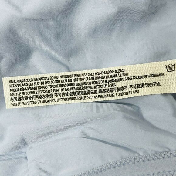 Free People Intimately Bandeau Bra Small Sierra Convertible Stretch Light Blue - Picture 9 of 11